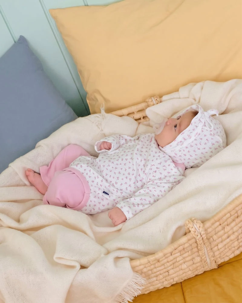 Oott Bebe - Korean Baby Fashion - #babyoutfit - Coco Flower Bodysuit (Bebe) - 10