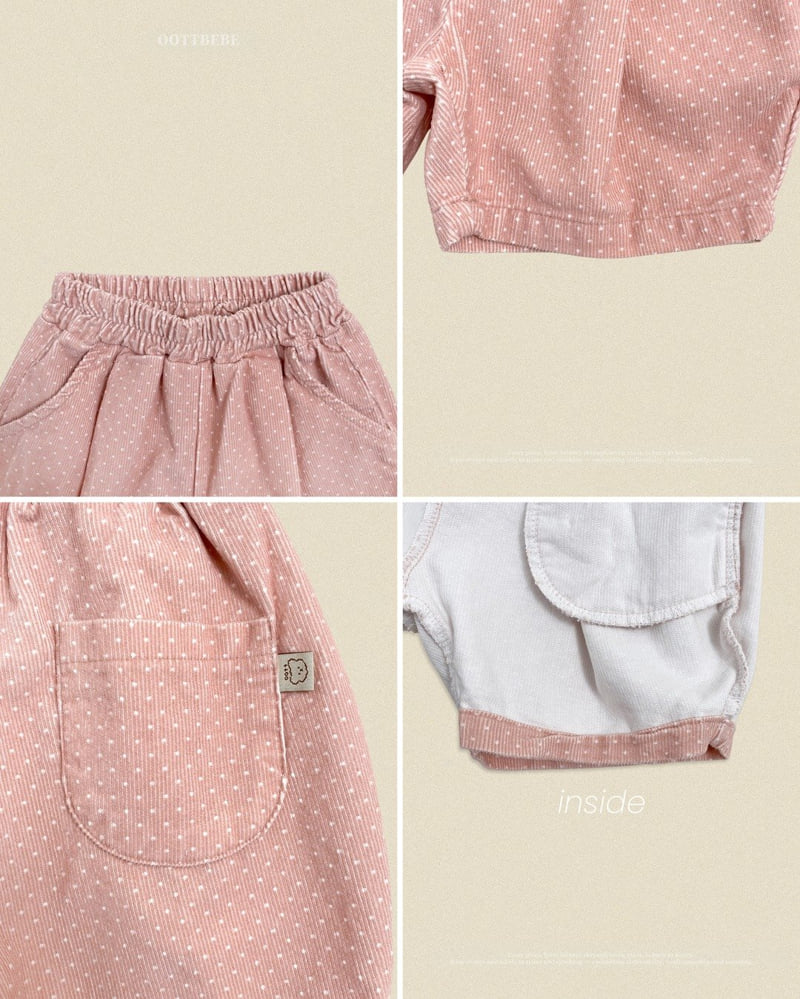 Oott Bebe - Korean Baby Fashion - #babyoutfit - Petit Dot Pants - 3
