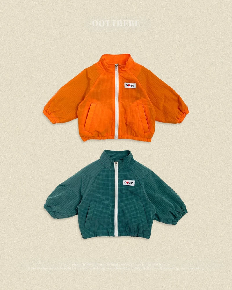 Oott Bebe - Korean Baby Fashion - #babyoutfit - High-Teen Windbreaker