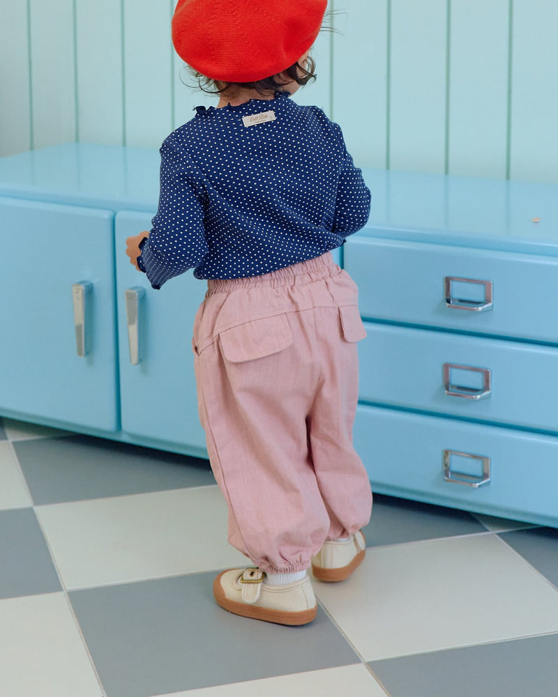 Oott Bebe - Korean Baby Fashion - #babywear - Hip Slub Pants - 9