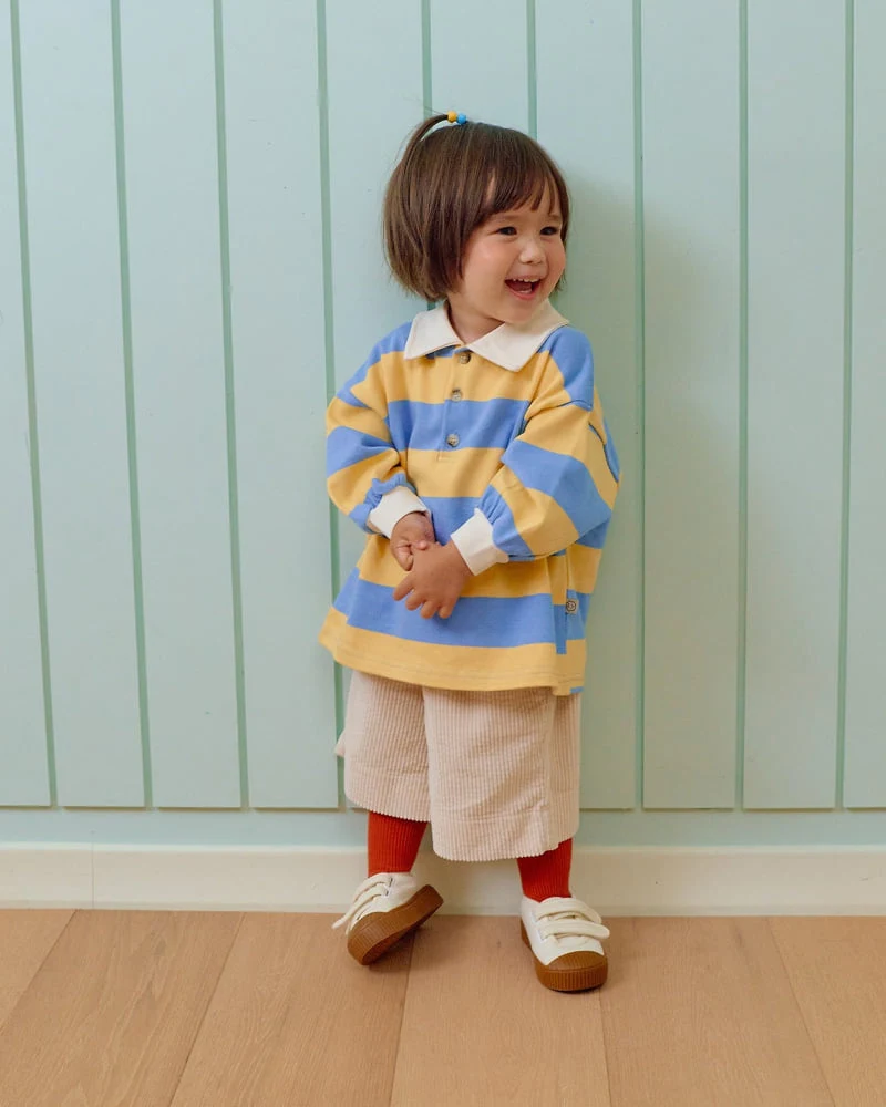 Oott Bebe - Korean Baby Fashion - #babywear - Play Rugby Collar Tee - 5