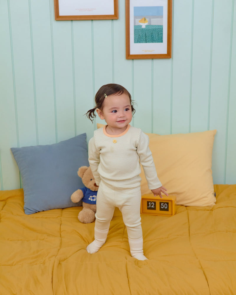 Oott Bebe - Korean Baby Fashion - #babywear - Vanilla Latte Easywear - 5
