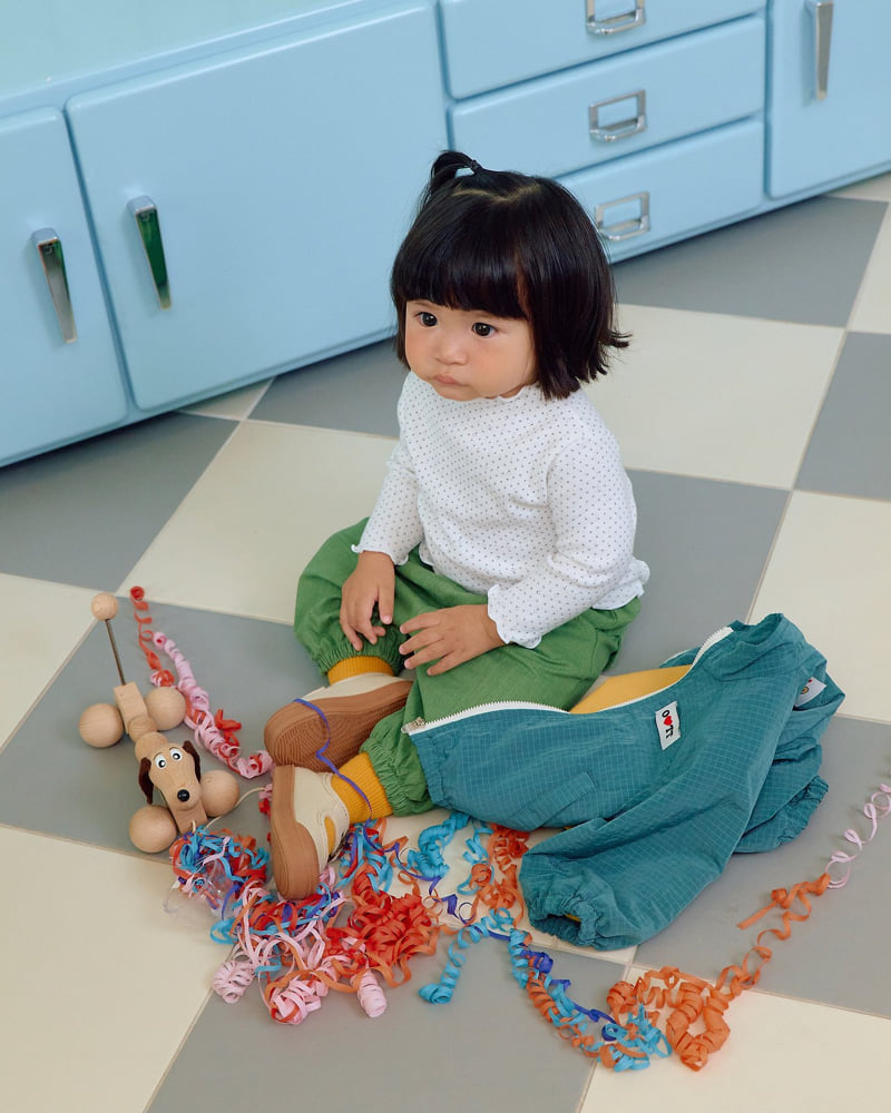 Oott Bebe - Korean Baby Fashion - #onlinebabyboutique - Hip Slub Pants - 10