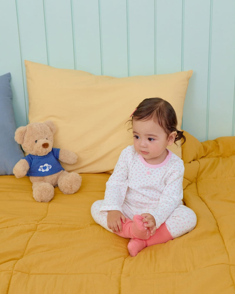 Oott Bebe - Korean Baby Fashion - #onlinebabyboutique - Coco Flower Easywear - 11