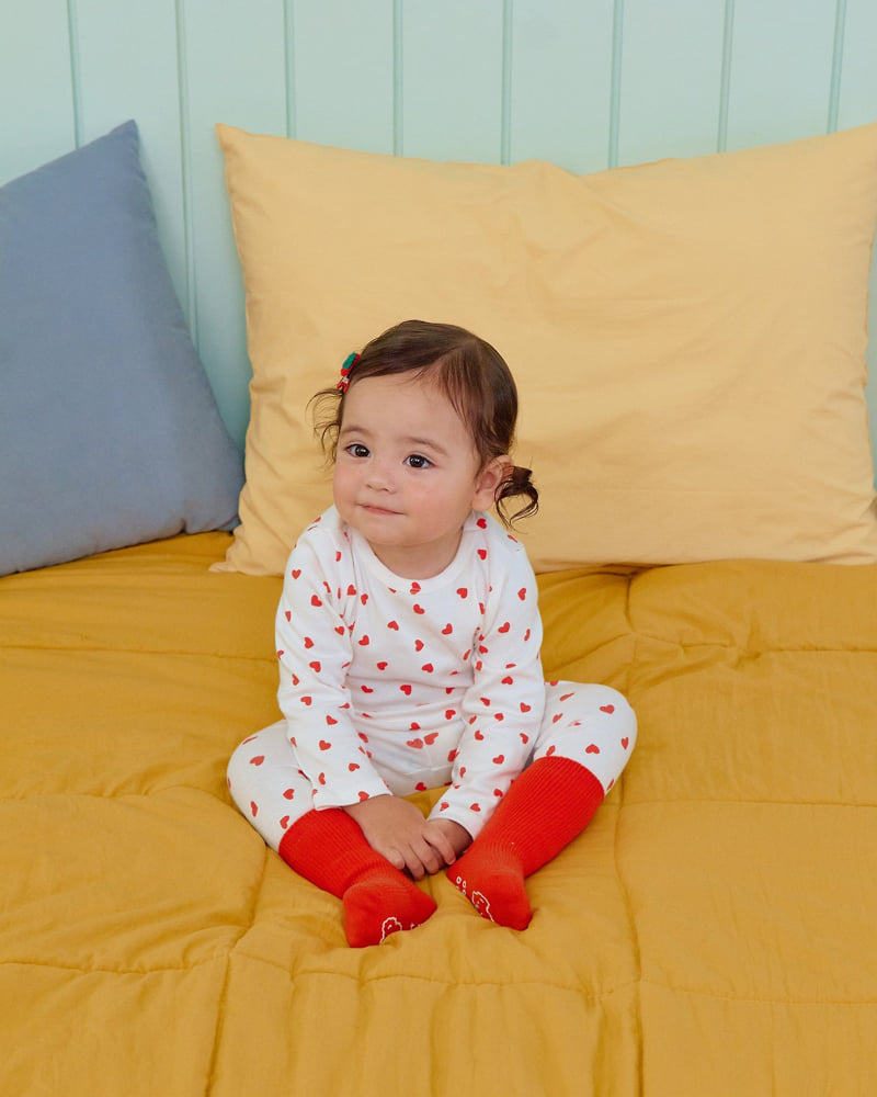 Oott Bebe - Korean Baby Fashion - #onlinebabyboutique - Petit Heart Easywear - 9