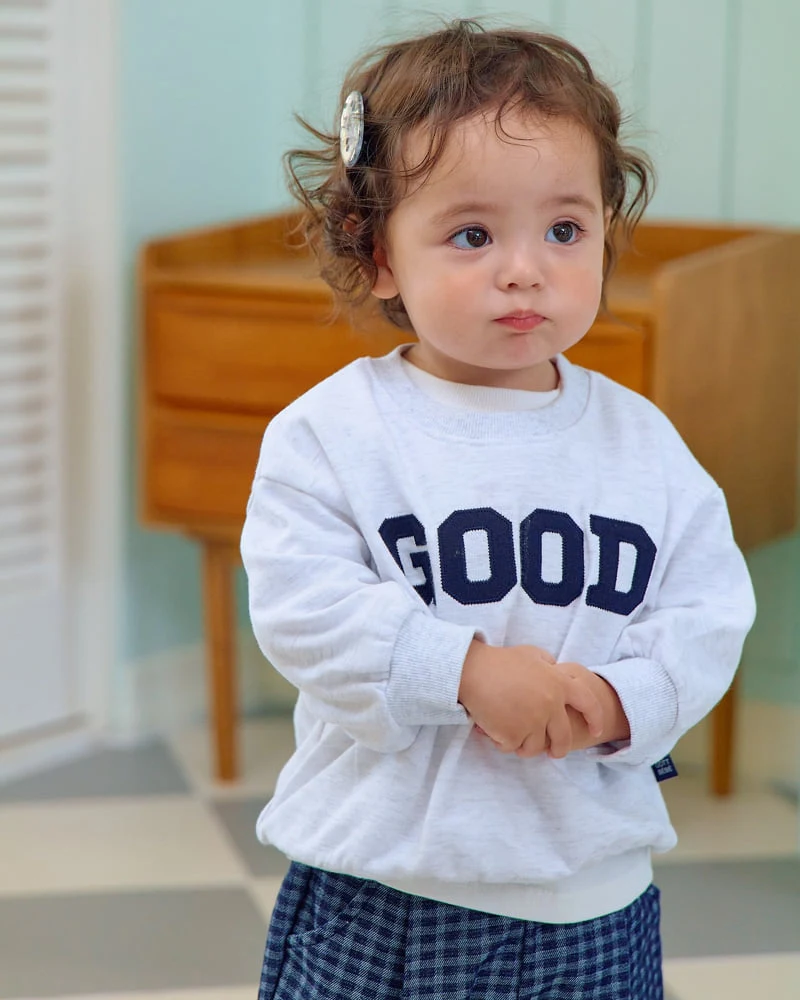 Oott Bebe - Korean Baby Fashion - #onlinebabyshop - GOOD Sweatshirt (Kids) - 12