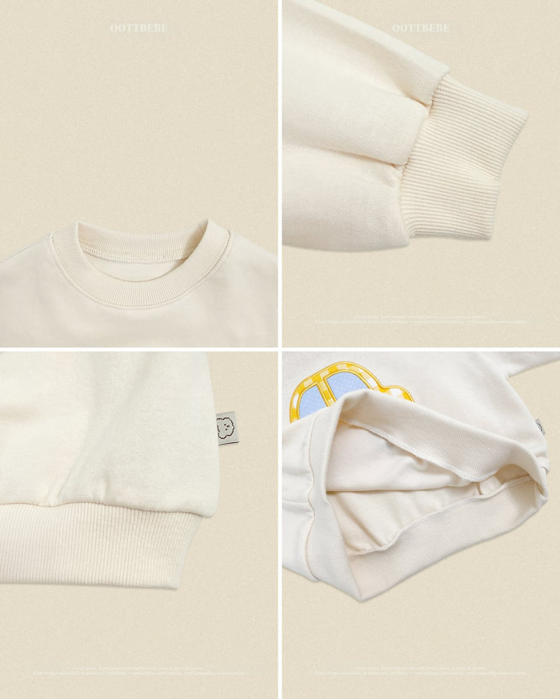 Oott Bebe - Korean Baby Fashion - #onlinebabyshop - Vroom Sweatshirt - 3