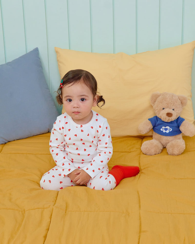 Oott Bebe - Korean Baby Fashion - #onlinebabyshop - Petit Heart Easywear - 10