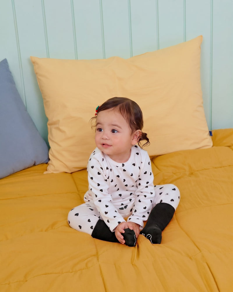 Oott Bebe - Korean Baby Fashion - #smilingbaby - Petit Heart Easywear - 11