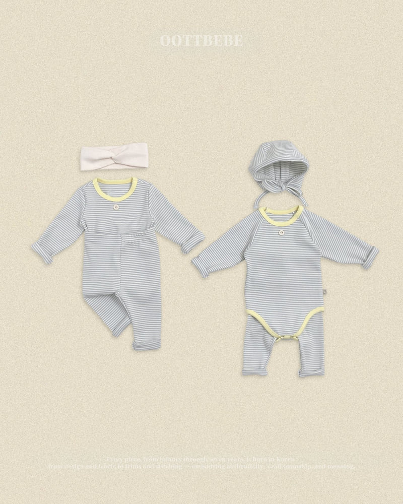 Oott Bebe - Korean Baby Fashion - #smilingbaby - Vanilla Latte Bonnet (Bebe) - 10