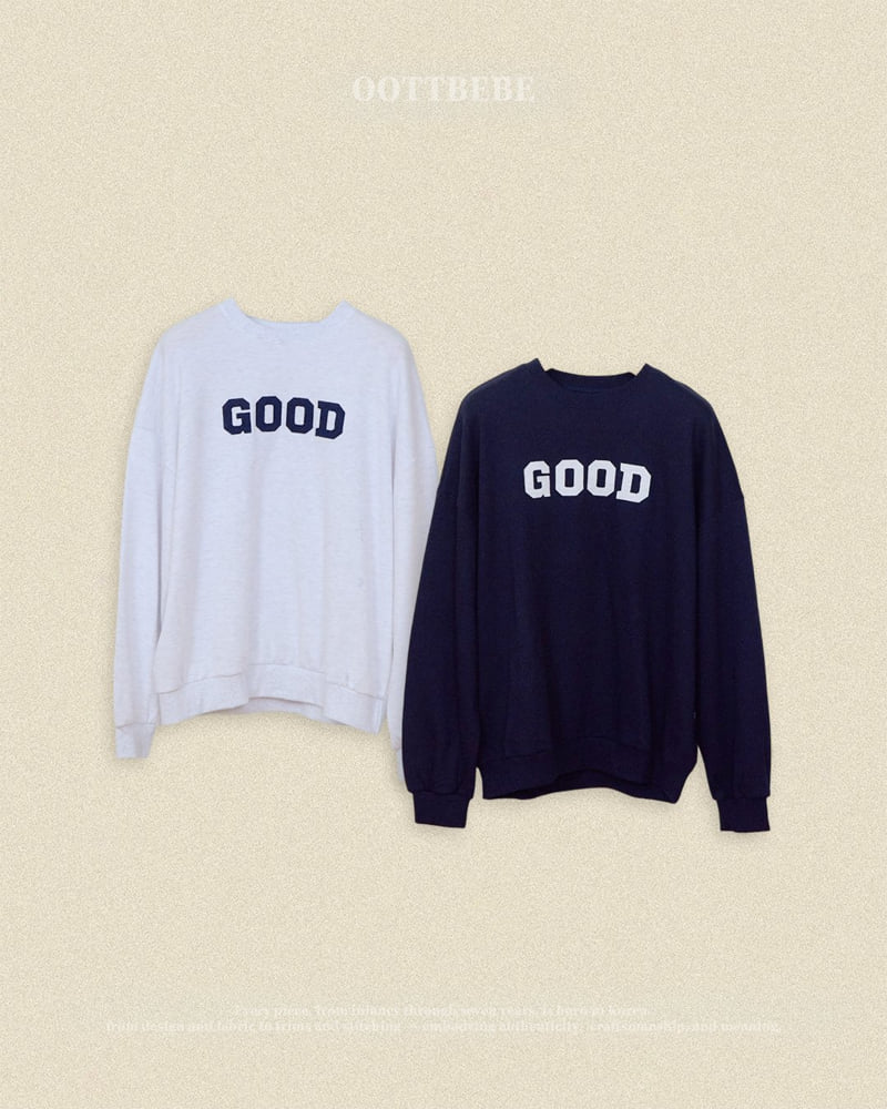 Oott Bebe - Korean Women Fashion - #momslook - GOOD Sweatshirt (Adult)