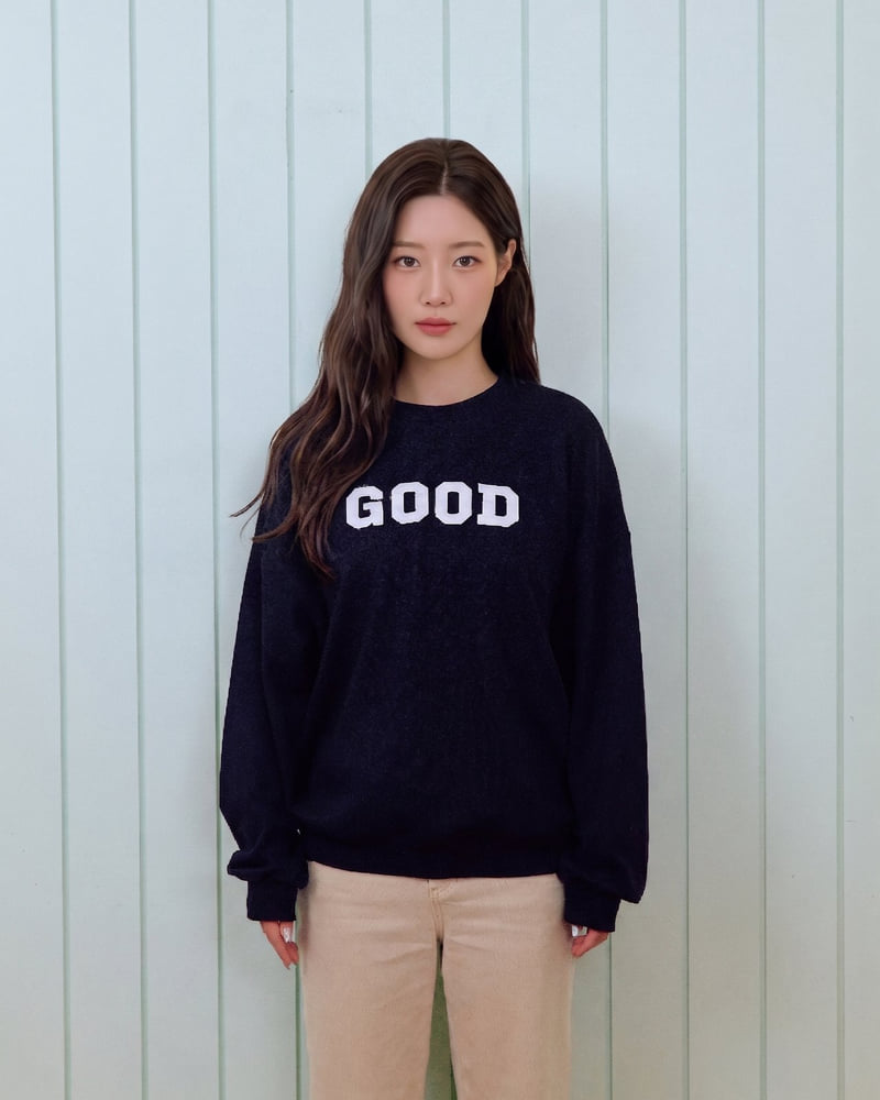 Oott Bebe - Korean Women Fashion - #momslook - GOOD Sweatshirt (Adult) - 3