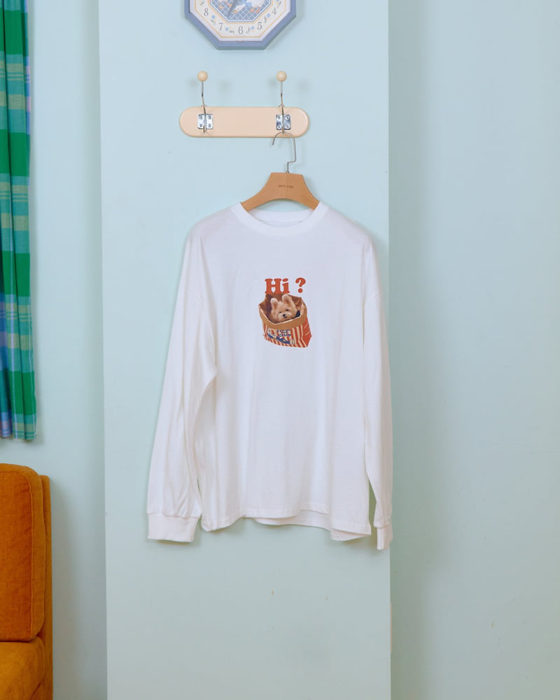 Oott Bebe - Korean Women Fashion - #momslook - Puppy Series Tee (Adult) - 3
