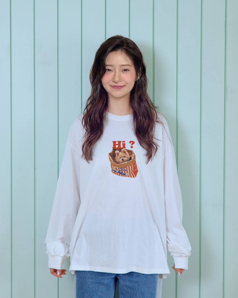 Oott Bebe - Korean Women Fashion - #momslook - Puppy Series Tee (Adult) - 9