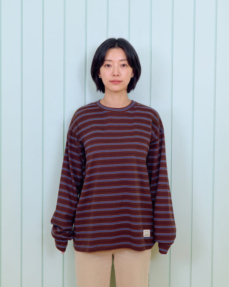 Oott Bebe - Korean Women Fashion - #momslook - Tomboy Ribbed Tee (Adult) - 5