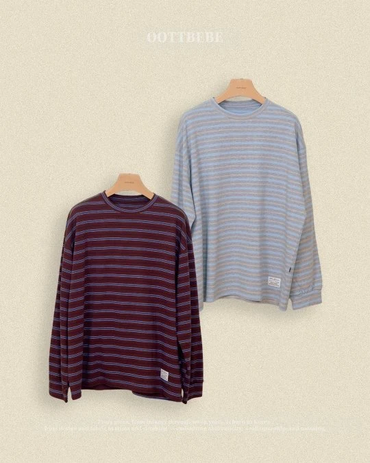Oott Bebe - Korean Women Fashion - #momslook - Tomboy Ribbed Tee (Adult) - 7