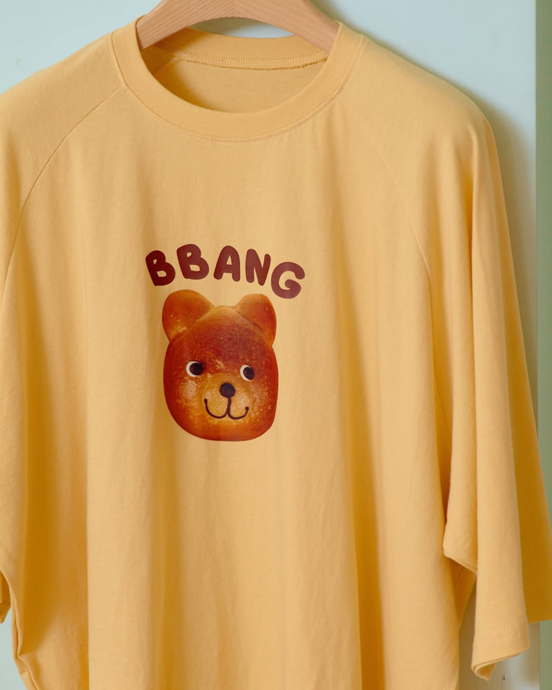 Oott Bebe - Korean Women Fashion - #momslook - Bread Raglan Tee (Adult) - 7