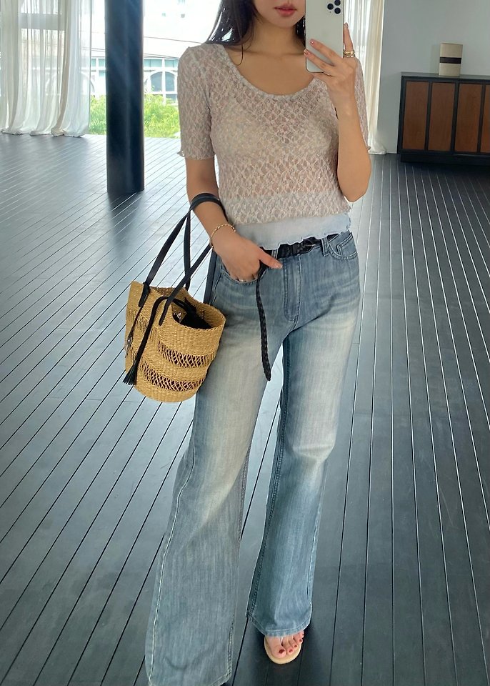 Ouppt - Korean Women Fashion - #momslook - Maple Place Tee - 10