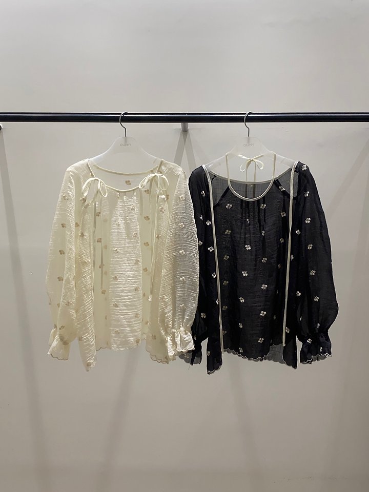 Ouppt - Korean Women Fashion - #momslook - Biella Blouse