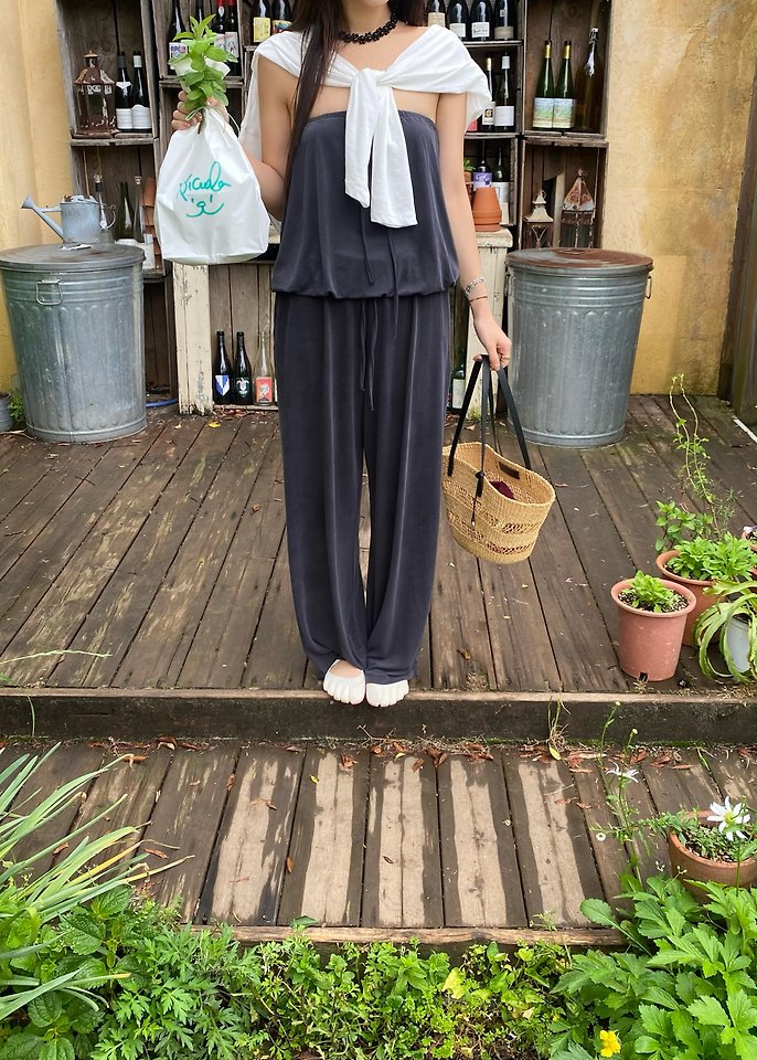 Ouppt - Korean Women Fashion - #momslook - Fondue Tube Top - 3