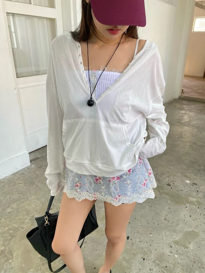 Ouppt - Korean Women Fashion - #momslook - Joanna Hoodie - 10