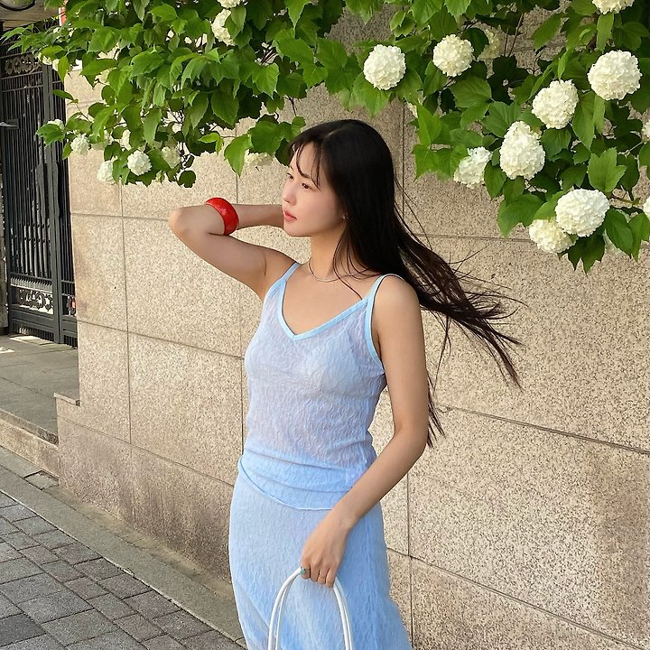 Ouppt - Korean Women Fashion - #momslook - Adele Lace Sleeveless - 2