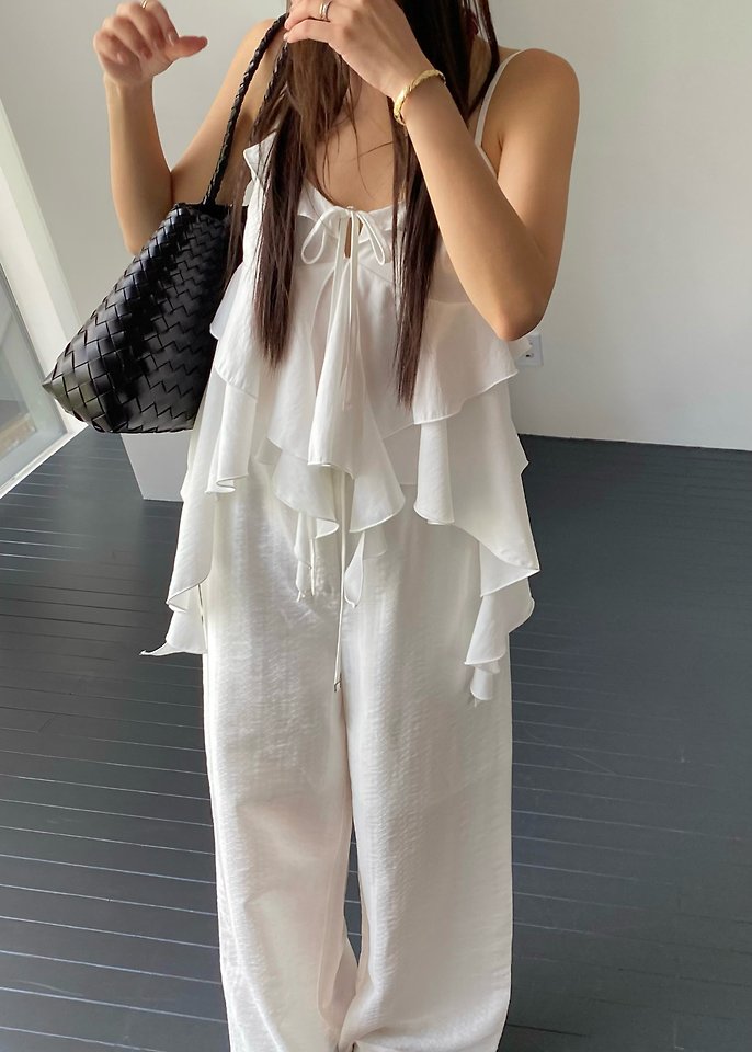 Ouppt - Korean Women Fashion - #thatsdarling - Twinkle Sleeveless Blouse - 10