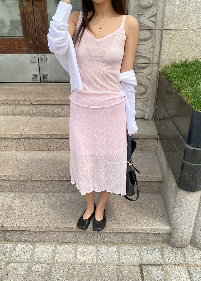 Ouppt - Korean Women Fashion - #vintageinspired - Adele Lace Skirt - 7
