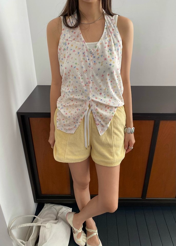 Ouppt - Korean Women Fashion - #womensfashion - Star Halter Sleeveless - 12