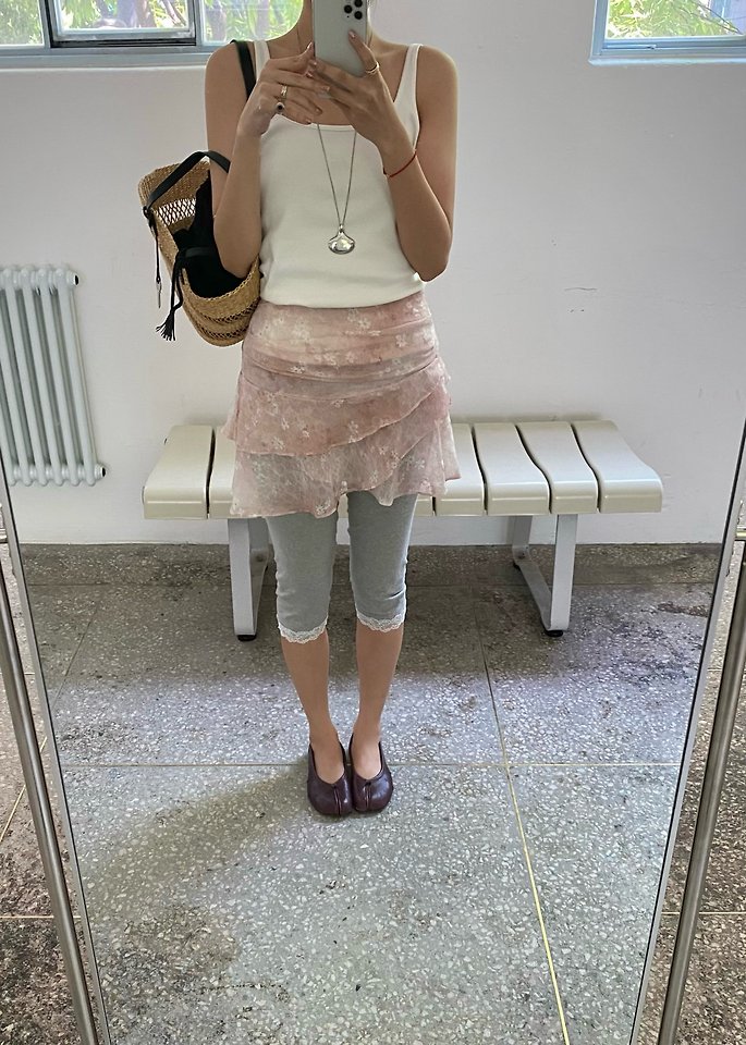 Ouppt - Korean Women Fashion - #womensfashion - Bridgerton Skirt - 8