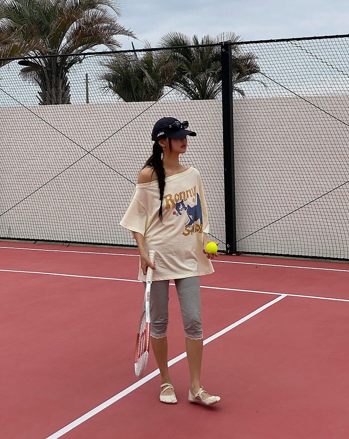 Ouppt - Korean Women Fashion - #womensfashion - Ronnie Cat Tee - 5