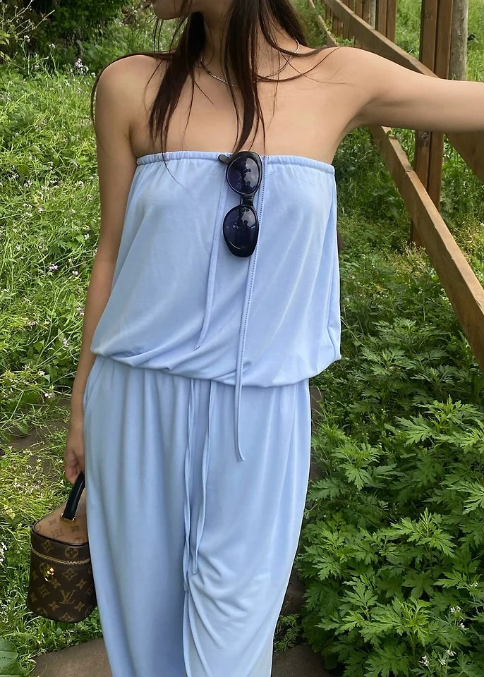 Ouppt - Korean Women Fashion - #womensfashion - Fondue Tube Top - 12