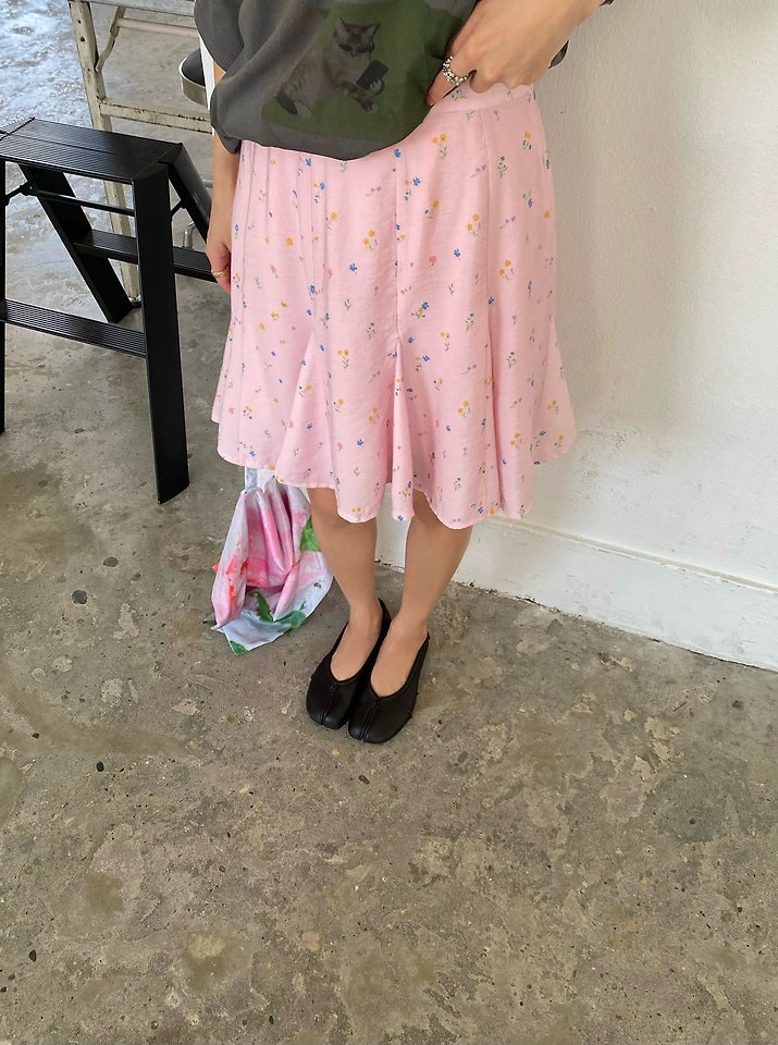 Ouppt - Korean Women Fashion - #womensfashion - Ann Flower Skirt - 3