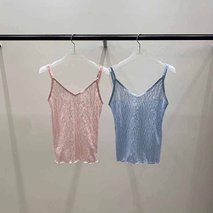 Ouppt - Korean Women Fashion - #womensfashion - Adele Lace Sleeveless