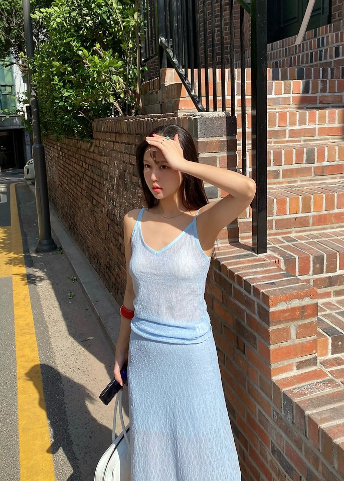Ouppt - Korean Women Fashion - #womensfashion - Adele Lace Sleeveless - 5