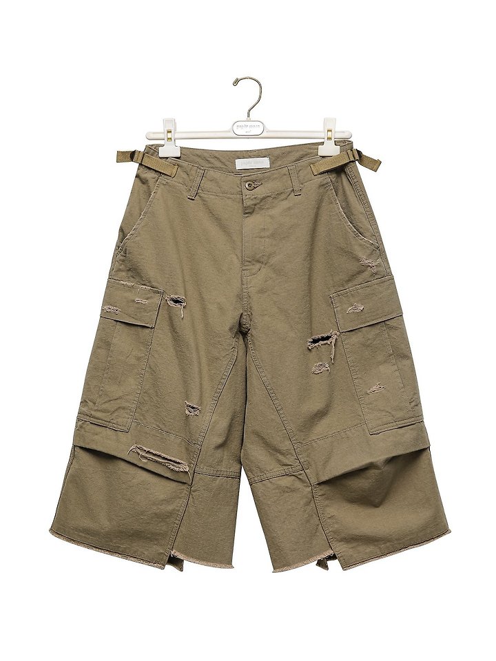 Paper Moon - Korean Women Fashion - #momslook - Vintage Cut-Off Bermuda Shorts - 8