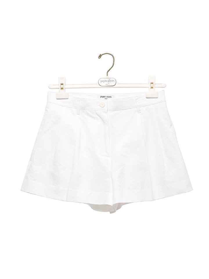 Paper Moon - Korean Women Fashion - #momslook - Washed Linen Chino Shorts - 10