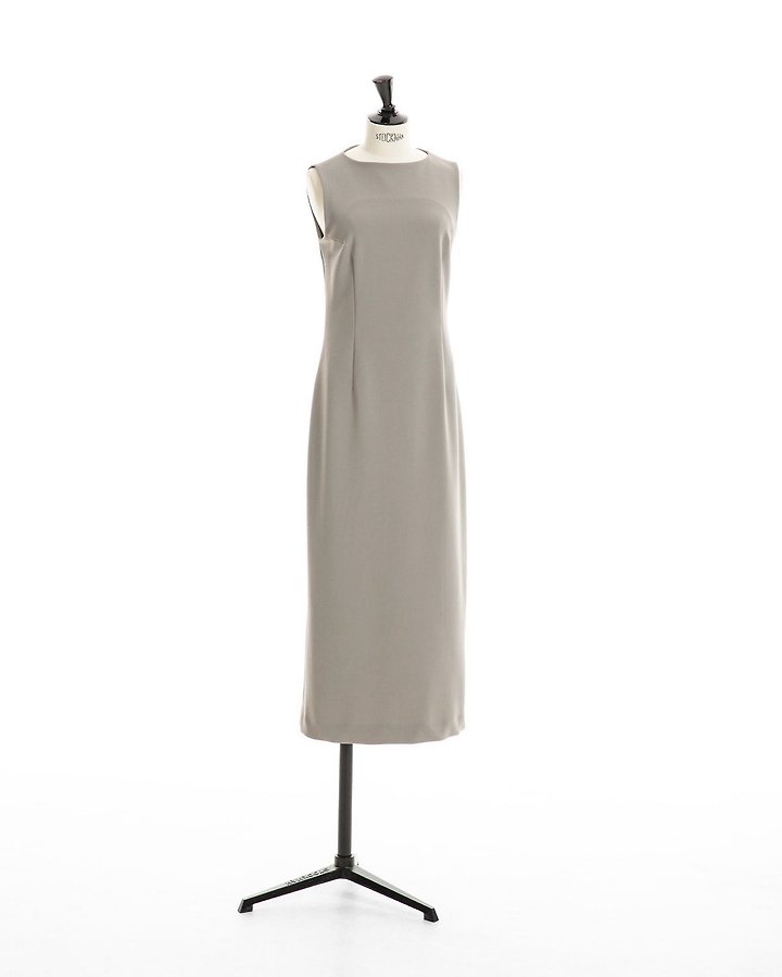 Paper Moon - Korean Women Fashion - #momslook - Crepe Pencil-Line Midi Sleeveless Kelly One-piece - 7