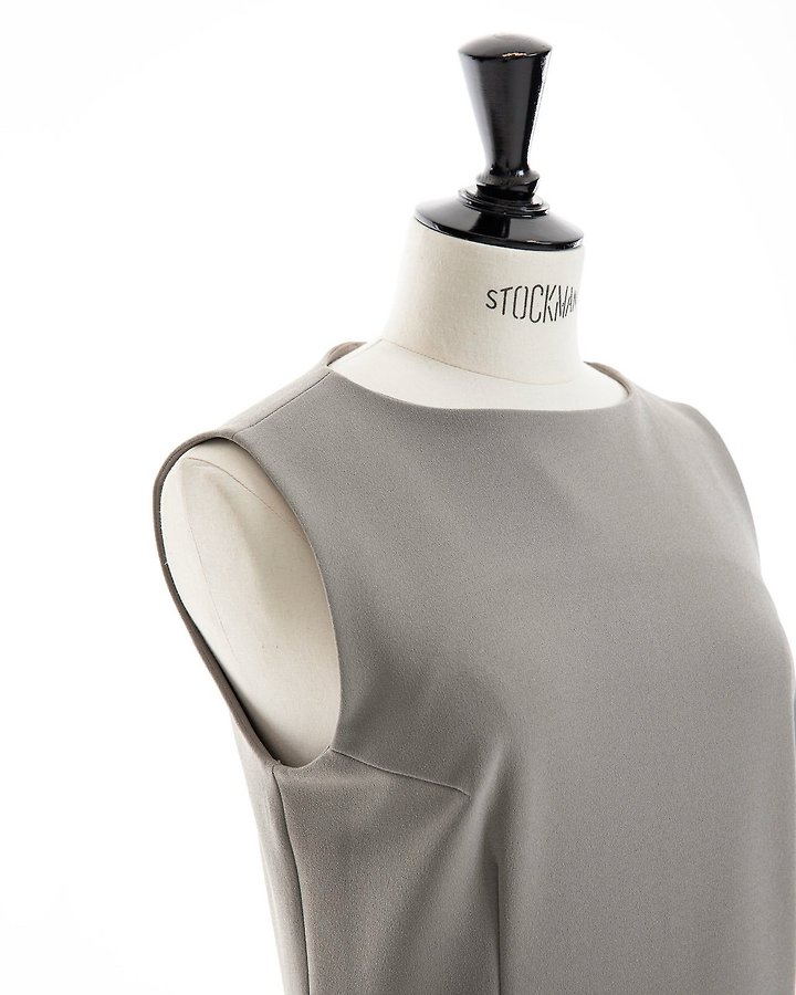 Paper Moon - Korean Women Fashion - #momslook - Crepe Pencil-Line Midi Sleeveless Kelly One-piece - 9