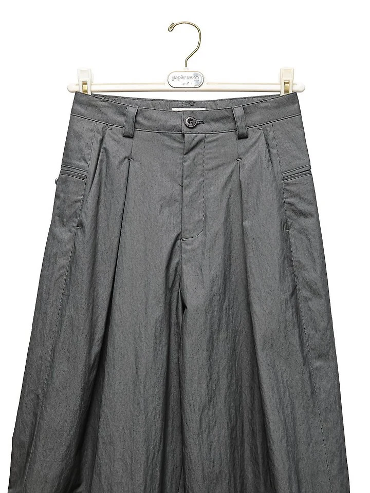 Paper Moon - Korean Women Fashion - #momslook - Double-Pleated Belted Wide Trousers - 11