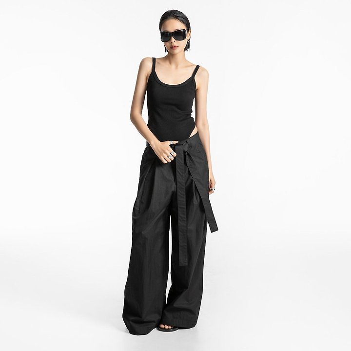 Paper Moon - Korean Women Fashion - #momslook - Sleeveless Open-Back Bodysuit - 8