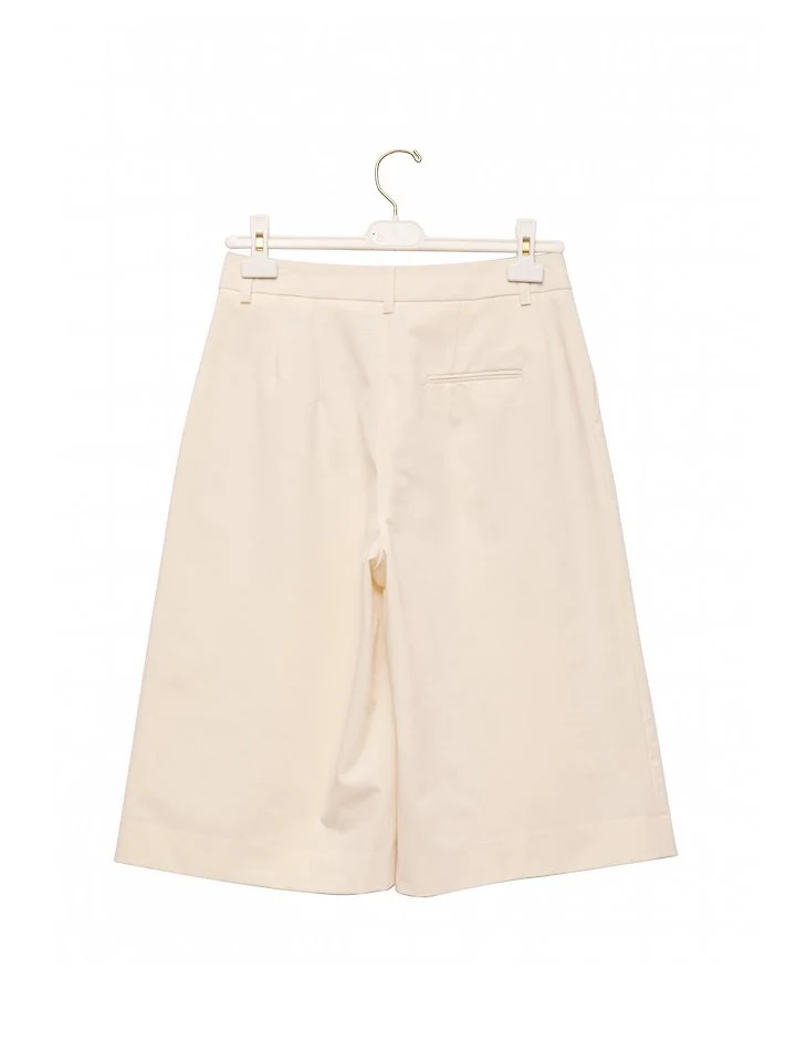 Paper Moon - Korean Women Fashion - #momslook - Classic Wide-Fit Bermuda Trousers - 9