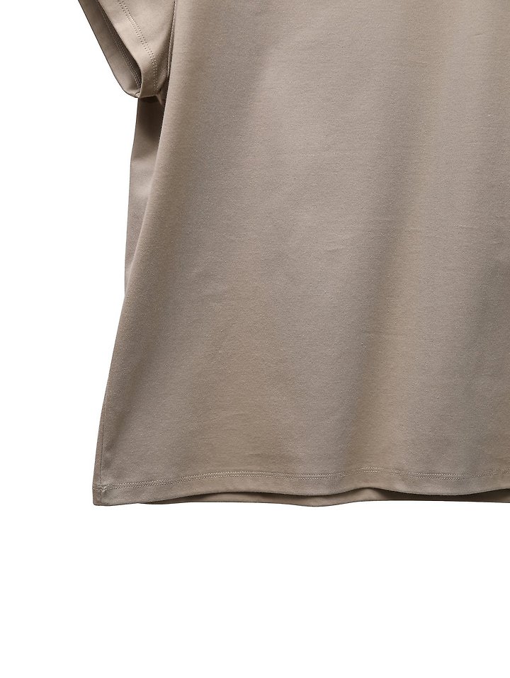 Paper Moon - Korean Women Fashion - #momslook - Padded Shoulder Wing Sleeve Tee - 11