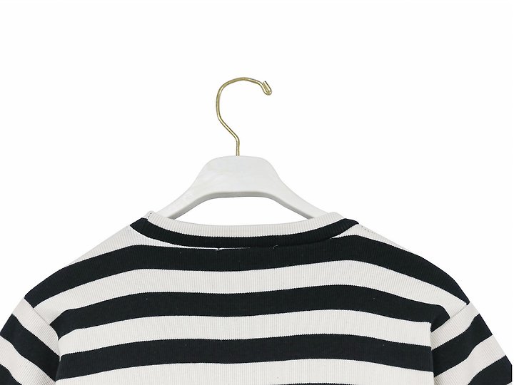 Paper Moon - Korean Women Fashion - #momslook - Striped Ribbed Maxi One-piece - 11