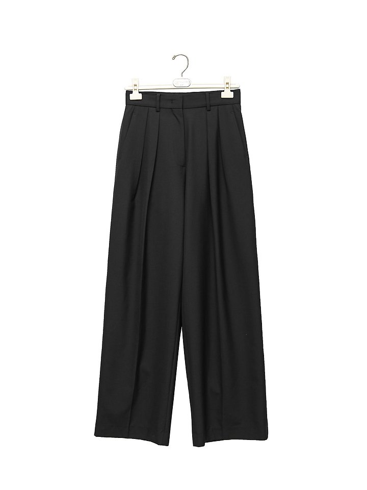 Paper Moon - Korean Women Fashion - #momslook - Summer Wool Low-Waist Trousers - 7