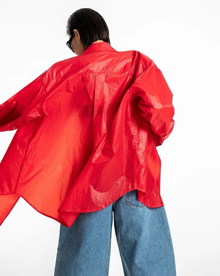 Paper Moon - Korean Women Fashion - #momslook - Nylon Summer Utility Pocket Shirt - 6