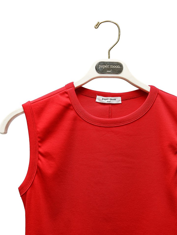 Paper Moon - Korean Women Fashion - #momslook - Classic Slim Sleeveless Top - 10