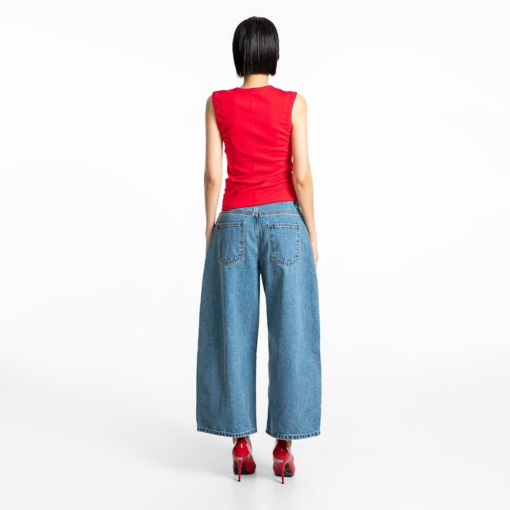 Paper Moon - Korean Women Fashion - #womensfashion - Classic Slim Sleeveless Top - 4