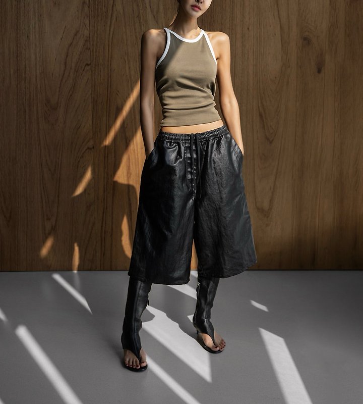 Paper Moon - Korean Women Fashion - #womensfashion - Tech Bermuda Shorts - 4