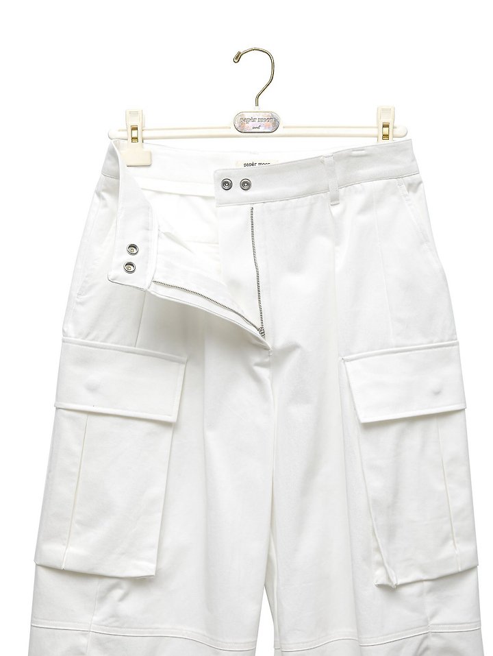Paper Moon - Korean Women Fashion - #momslook - Structured Double Cargo Pants - 11